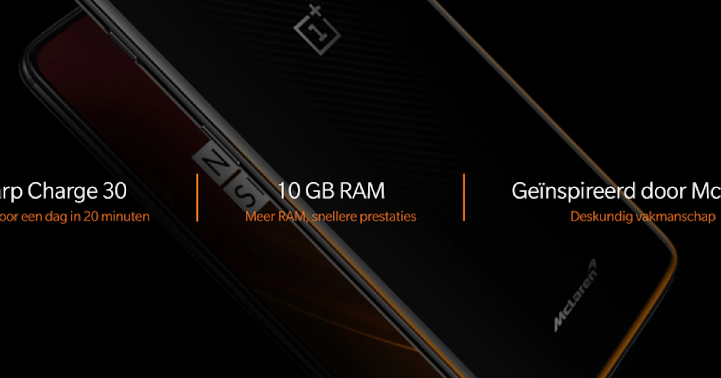 OnePlus 6T McLaren Edition: Sportauto onder smartphones