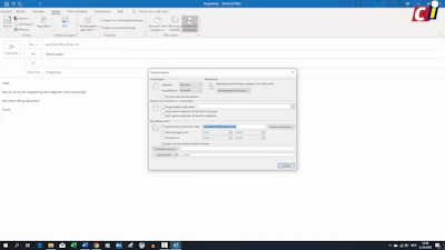 Outlook: antwoordadres instellen