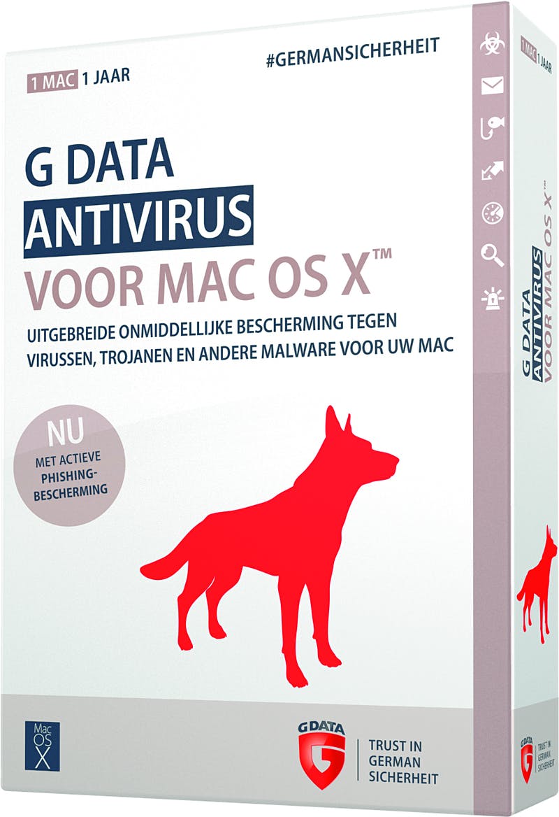 Gedegen, allround-bescherming met G DATA ANTIVIRUS VOOR MAC