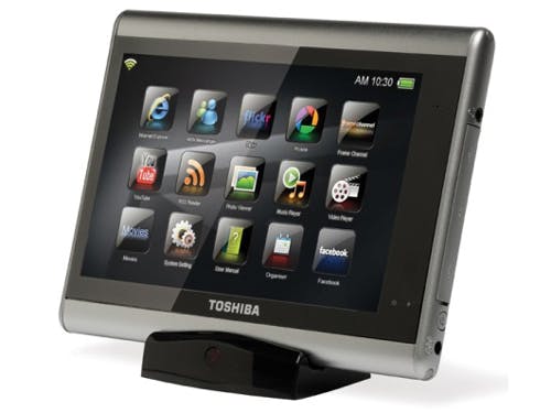Toshiba slate-pc zowel met Android als Windows 7
