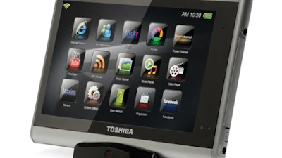 Toshiba slate-pc zowel met Android als Windows 7