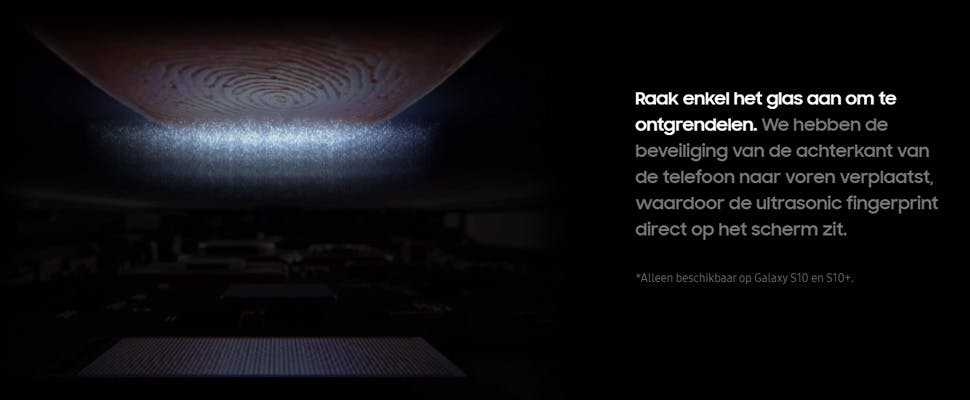 Patch voor onveilige vingerafdrukscanner Galaxy S10