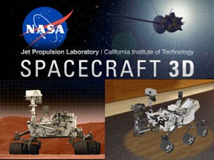 NASA Spacecraft 3D iOS-app