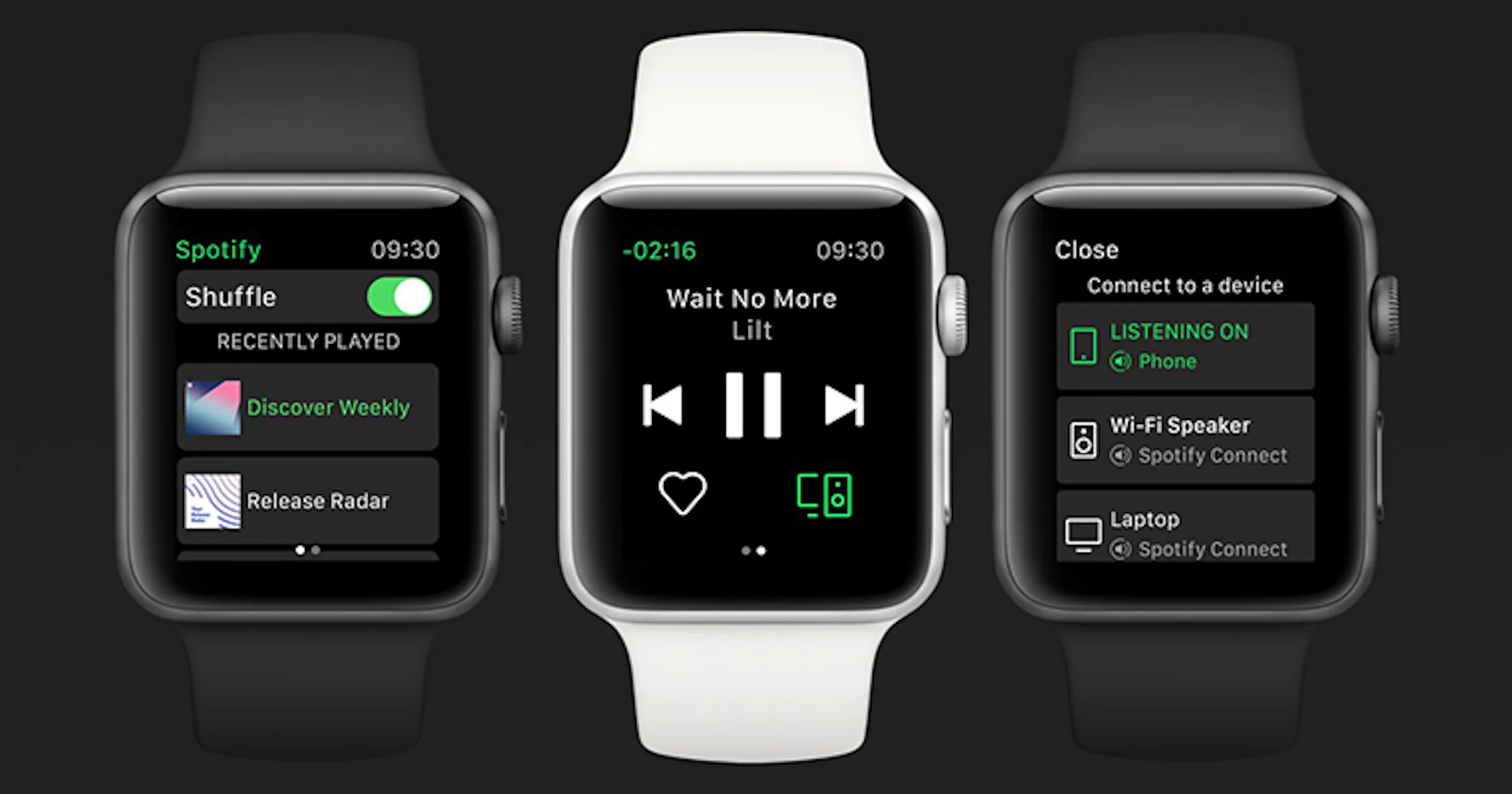 Spotify nu ook uit voor Apple Watch