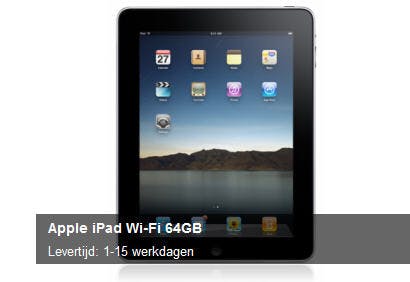 Apple iPad te koop in Nederlandse webshop