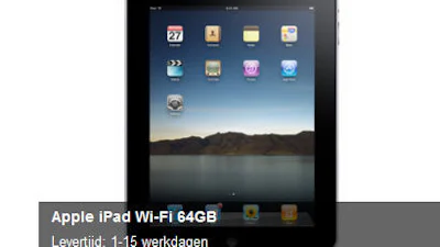 Apple iPad te koop in Nederlandse webshop