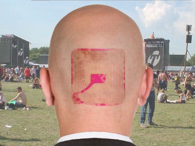 Festivalgangers gechipt