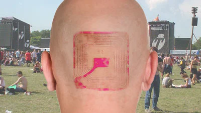 Festivalgangers gechipt