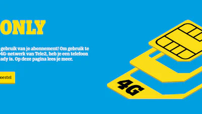 Tele2 weert 3G-telefoons nieuwe klanten van netwerk