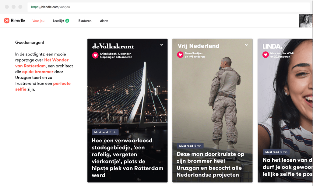 Blendle lanceert abonnement voor tientje per maand