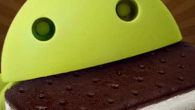 Android Ice Cream Sandwich op 1 van de 10 toestellen