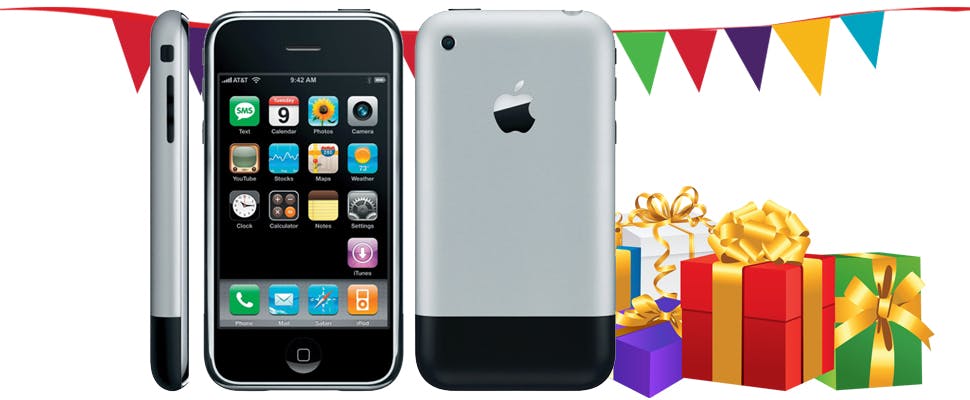 Hoera, de iPhone bestaat 10 jaar!