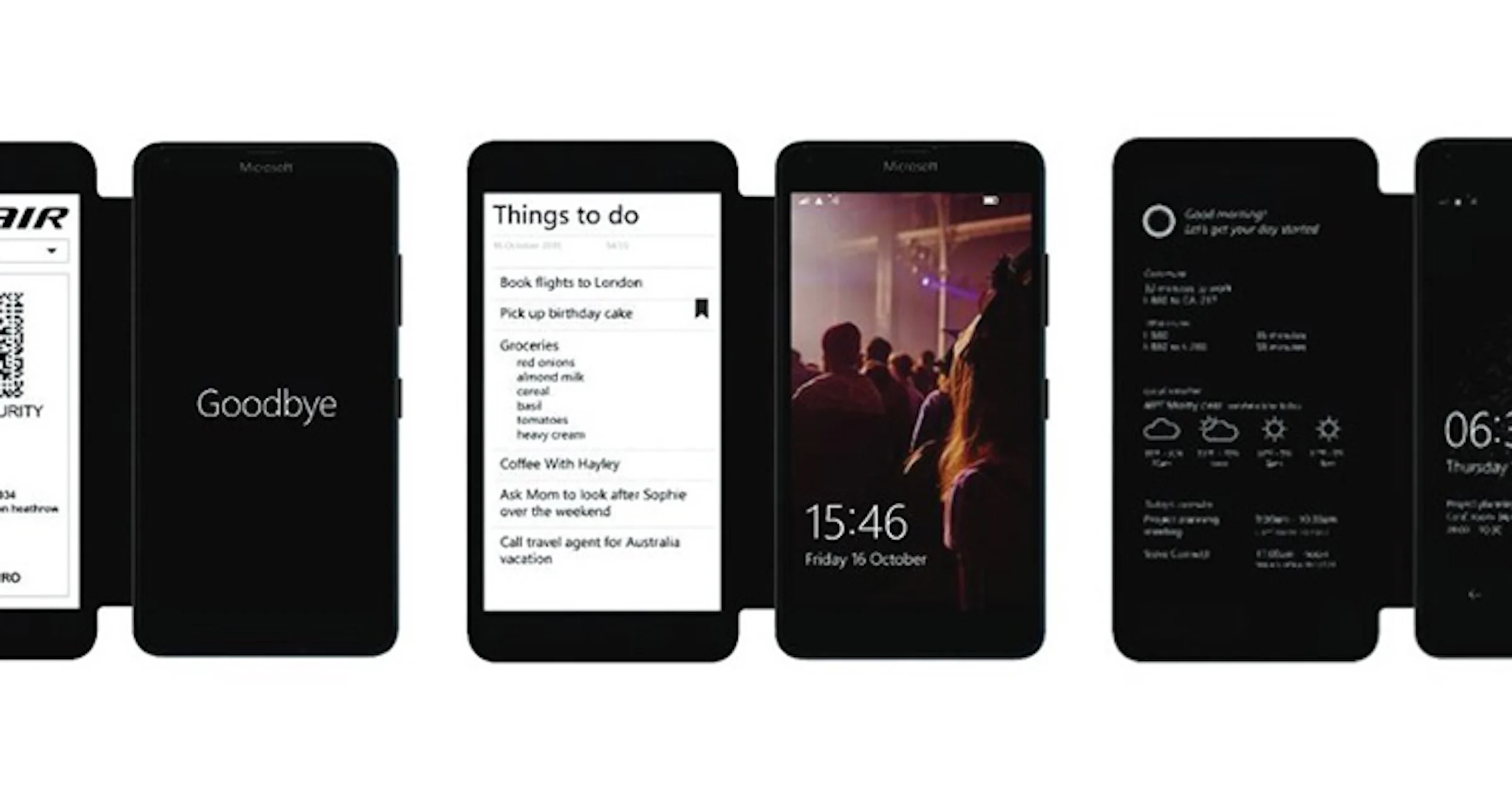 Microsoft toont smartphone-hoesje met ingebouwd scherm