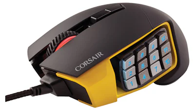 CES 2017: Corsair Scimitar PRO-muis heeft 17 knoppen