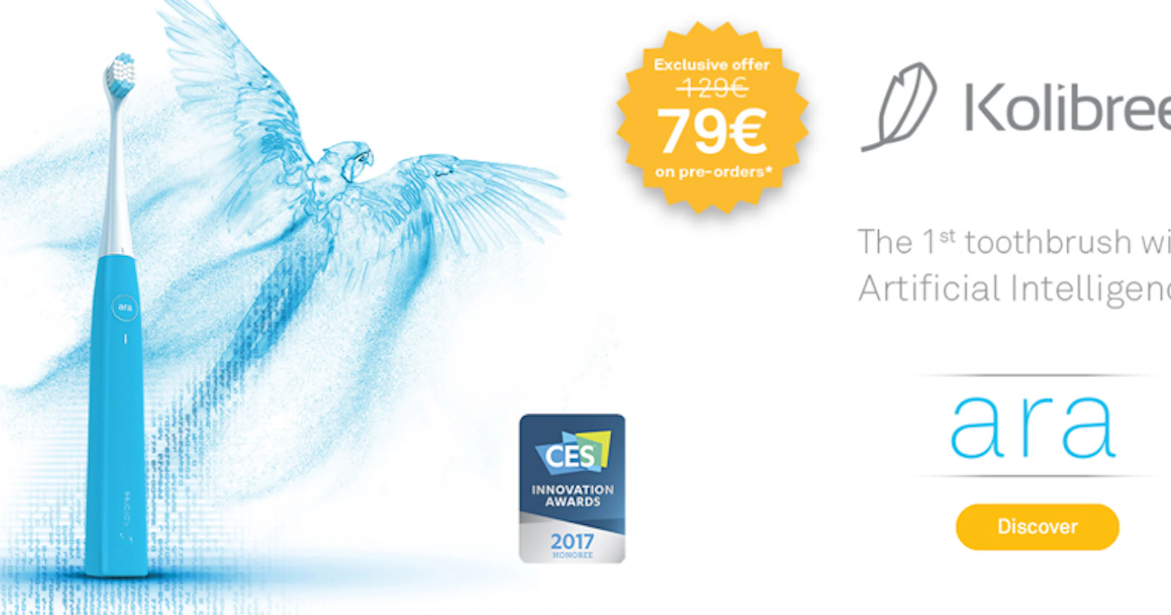 CES 2017: Slimme tandenborstel Kolibree Ara werkt ook offline