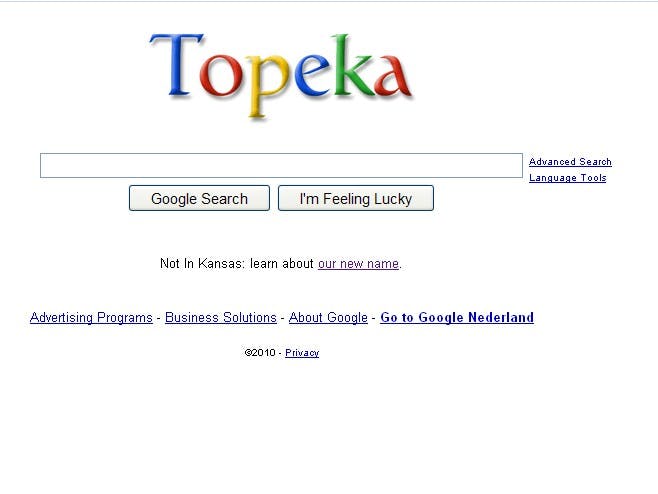 Google verandert naam