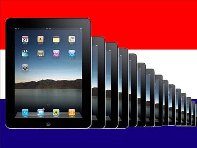 Tablet-opmars Nederland zet zich voort