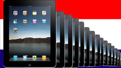 Tablet-opmars Nederland zet zich voort