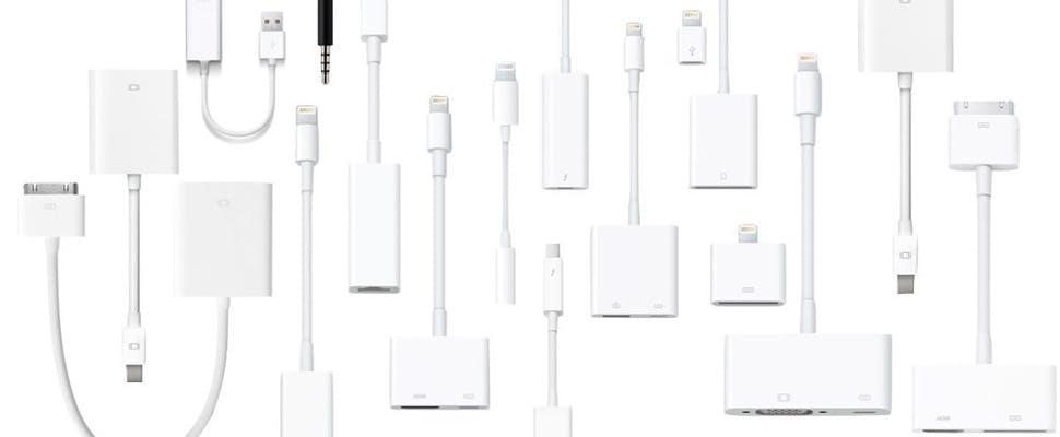 Apple prijst adapters af omdat er zoveel nodig zijn