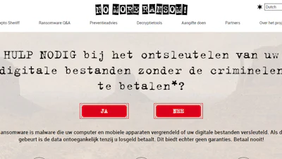 No More Ransom-website nu volledig Nederlands