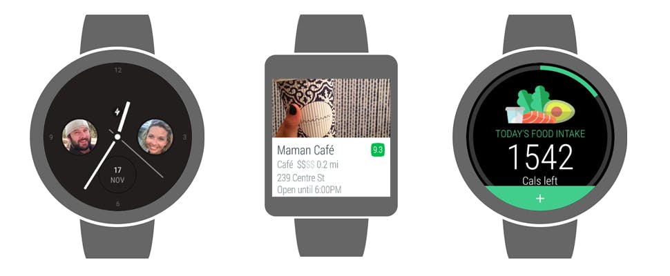 Glide, Foursquare en Lifesum straks los op Android-smartwatch