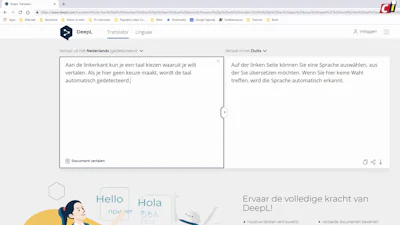 Vertalen met DeepL