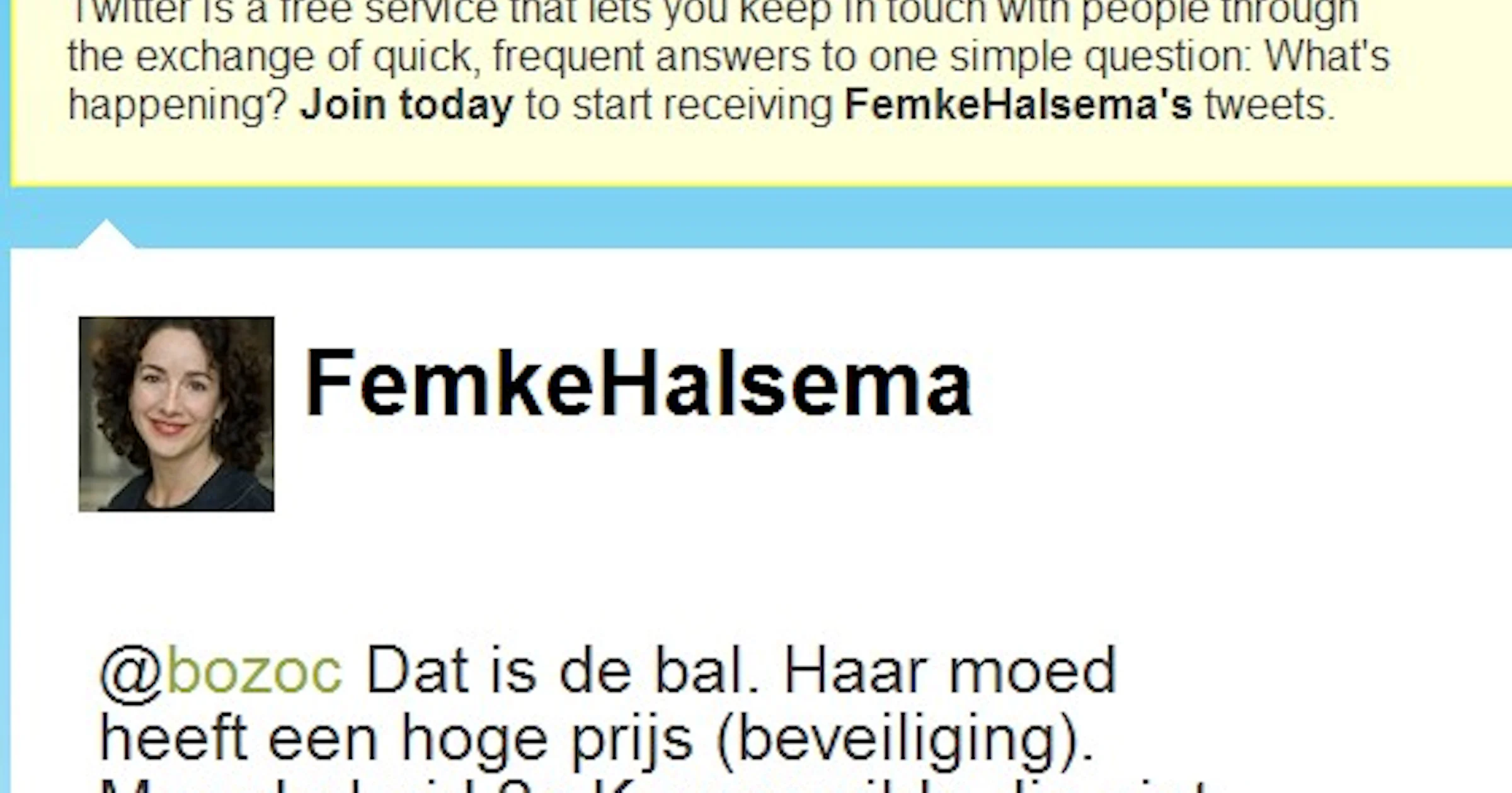 Femke Halsema populairste politicus op Twitter