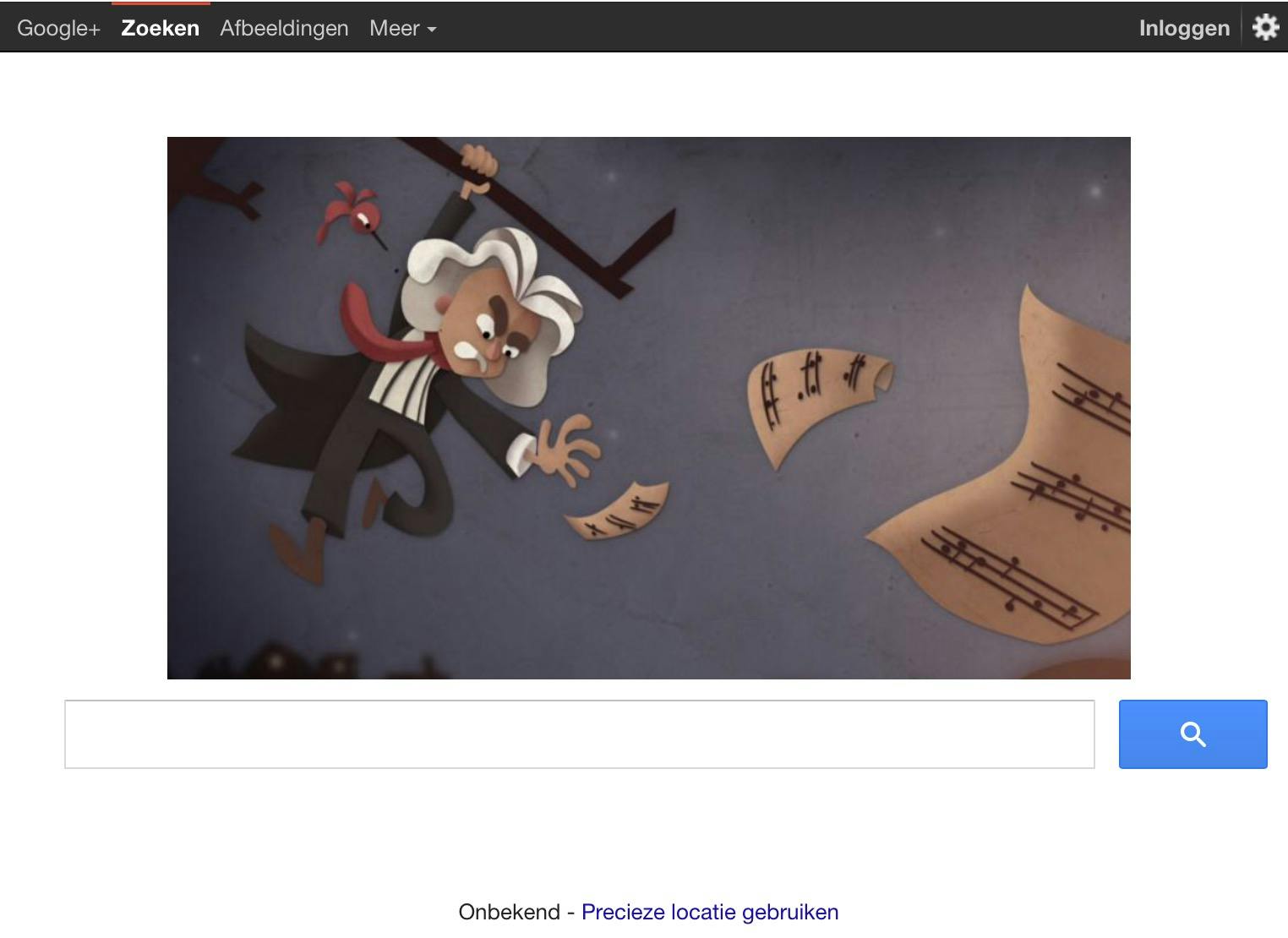 Beethoven herdacht door Google