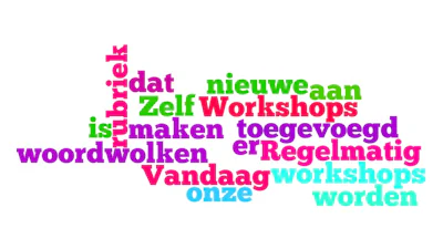 Nieuwe workshop: Zelf woordwolken maken