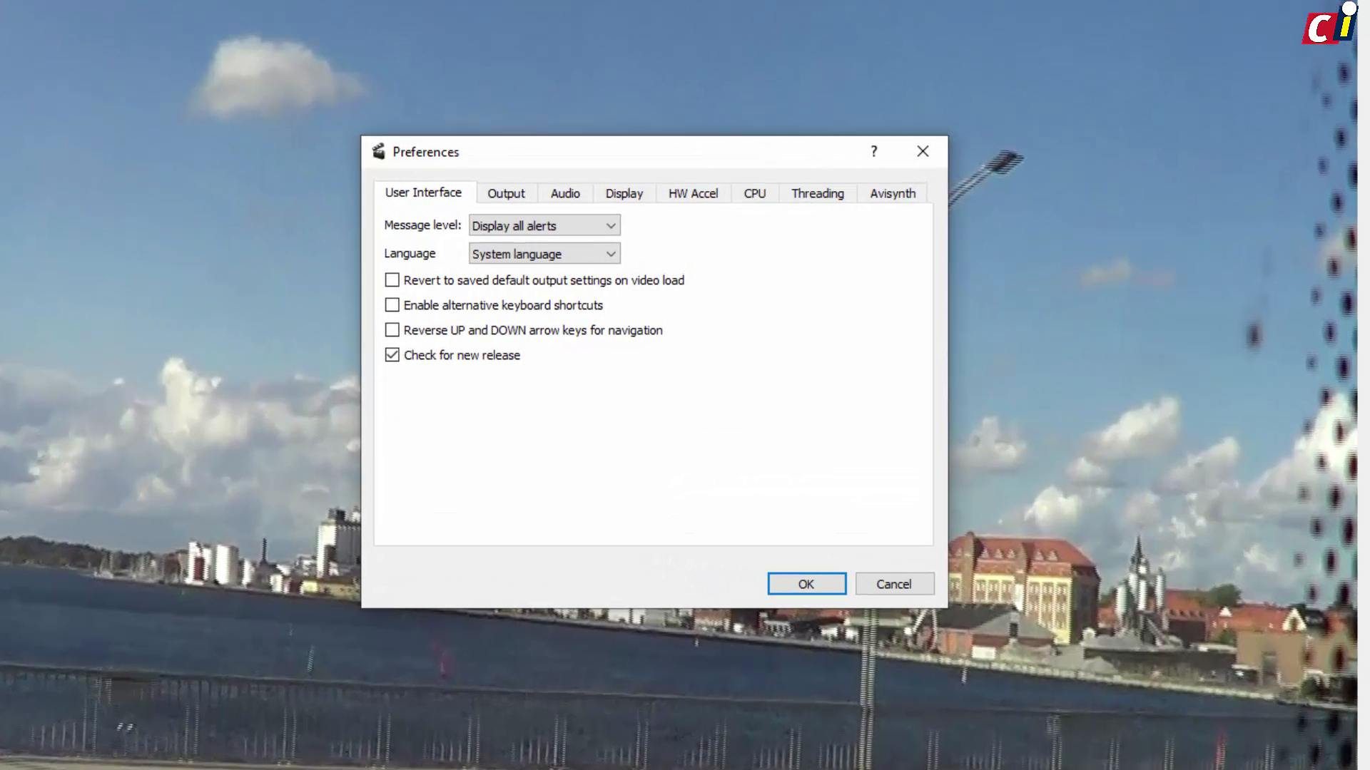 Avidemux: instellingen