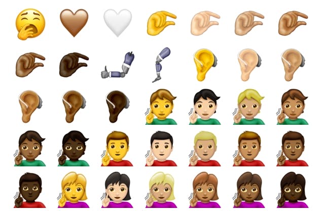 59 nieuwe emoji gepresenteerd
