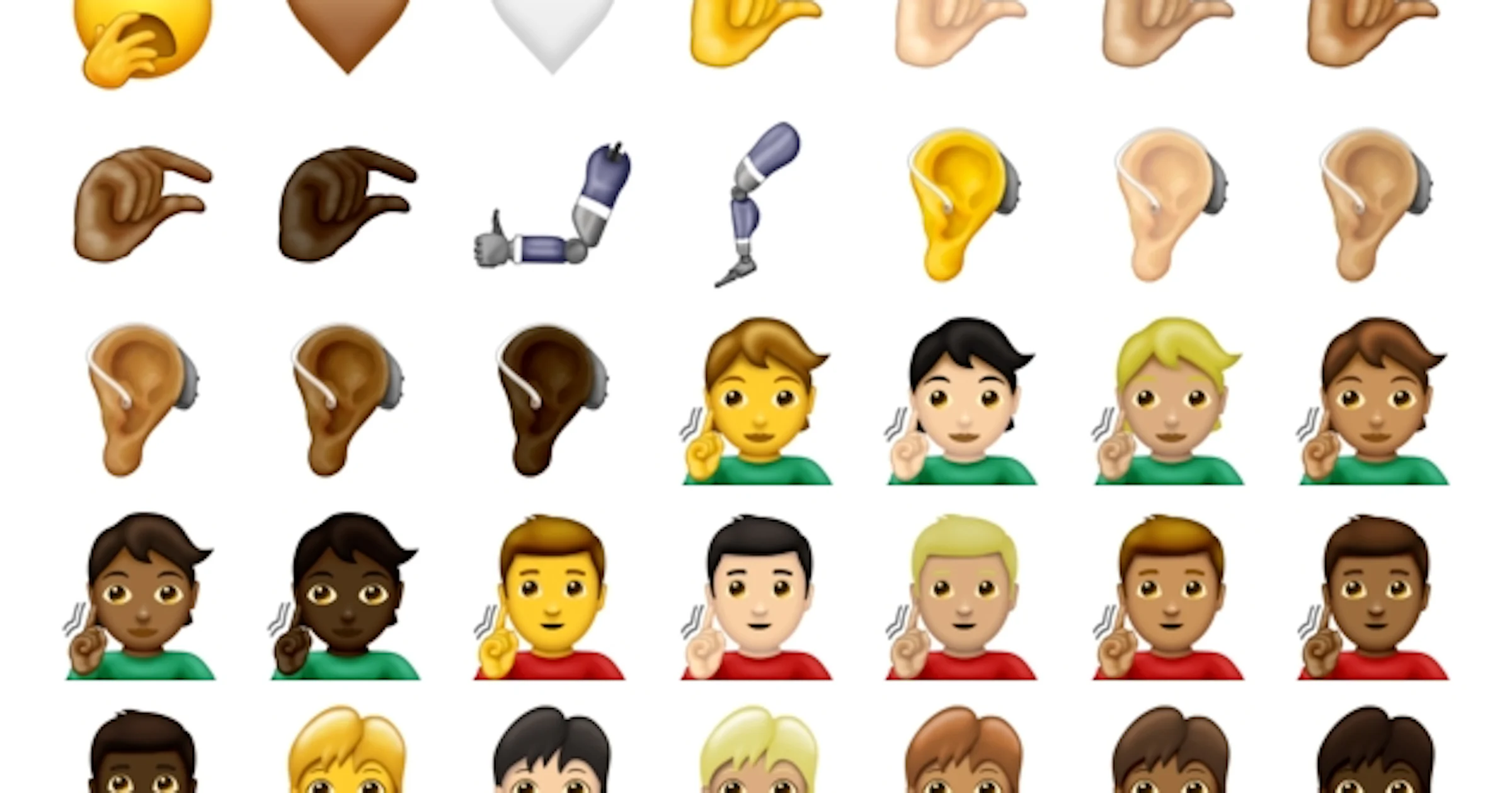 59 nieuwe emoji gepresenteerd