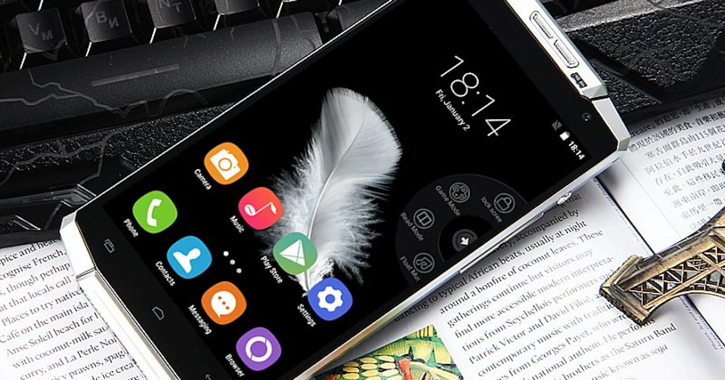 Smartphone met mega-accu gaat twee weken mee