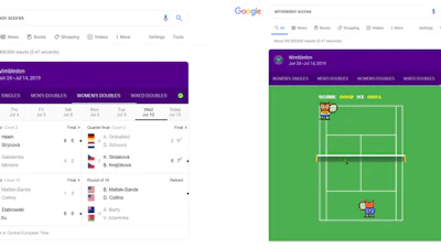 Speel een potje tennis op Google