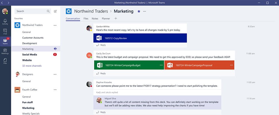 Vergaderplatform Microsoft Teams groeit als kool
