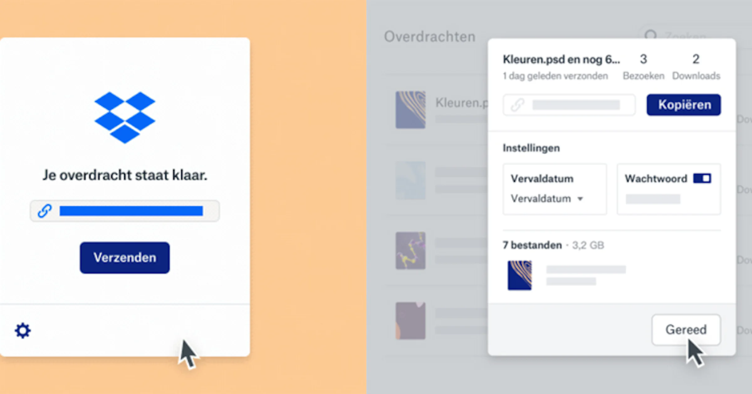 Dropbox Transfer biedt (duurder) WeTransfer-alternatief