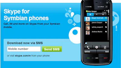 Skype voor Nokia Symbian telefoons in Ovi Store