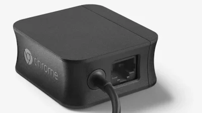 Chromecast via vaste verbinding met ethernet-adapter