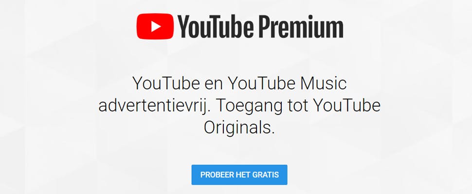 YouTube Premium  en YouTube Music nu ook in Nederland 
