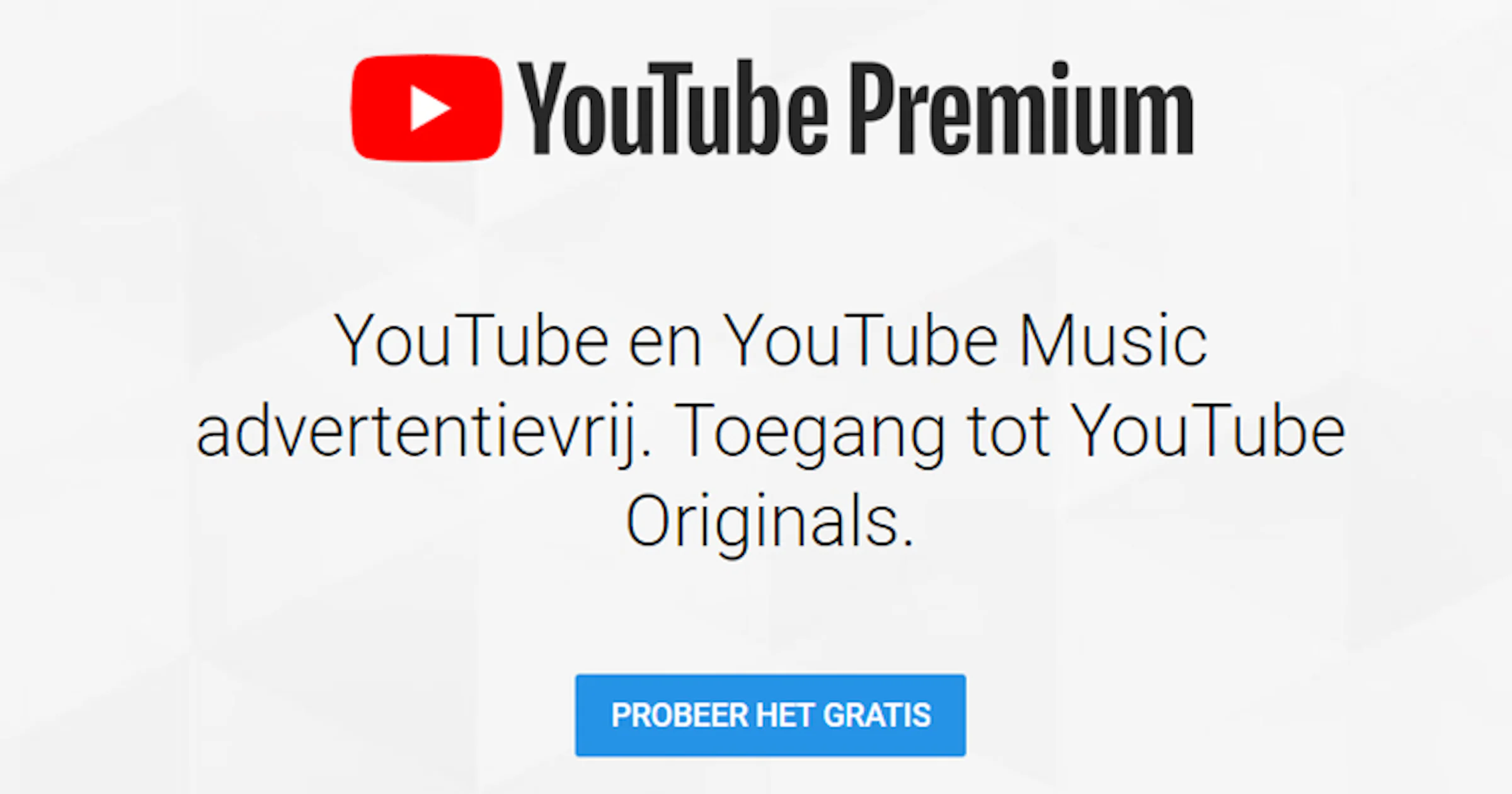 YouTube Premium en YouTube Music nu ook in Nederland