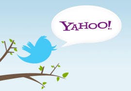 Zoeken en Twitteren bij  Yahoo