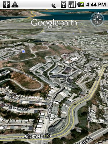 Google Earth nu ook op Android 2.1 beschikbaar