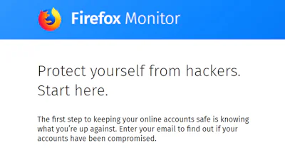 Firefox Monitor waarschuwt voor gehackte accounts