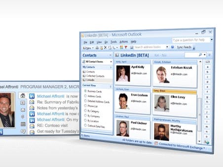 Microsoft koppelt Outlook aan sociale netwerken