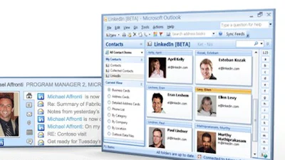 Microsoft koppelt Outlook aan sociale netwerken