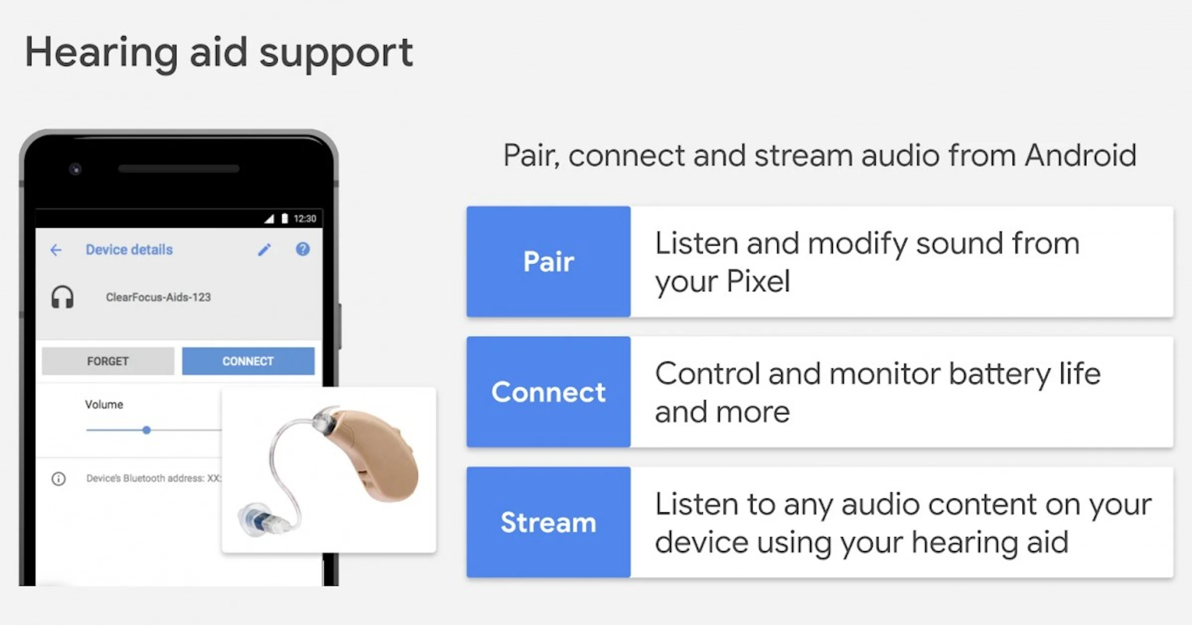 Straks kun je je gehoorapparaat verbinden met je Android-smartphone
