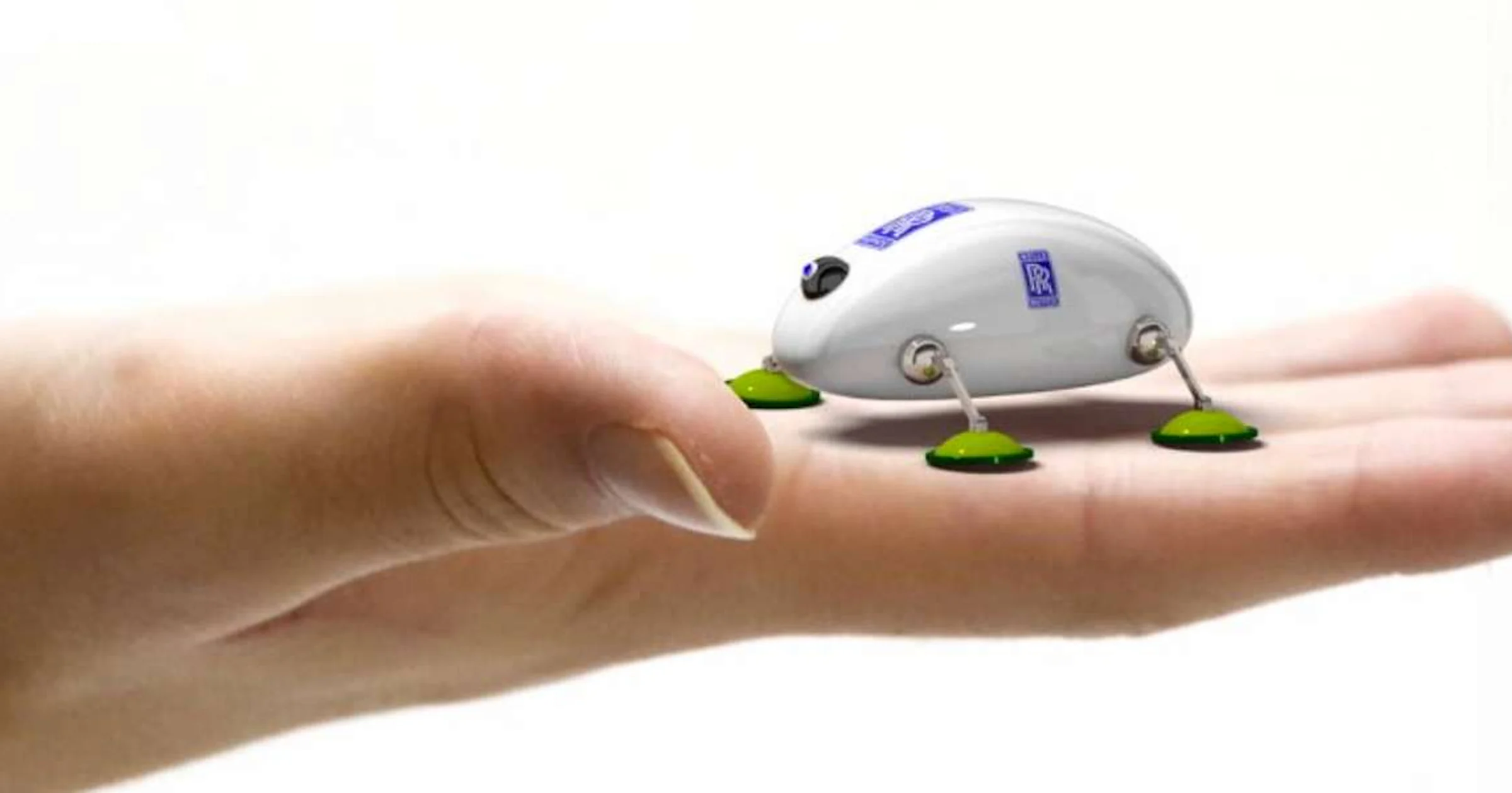 Rolls-Royce werkt aan piepkleine robots die een scan van een motor kunnen maken