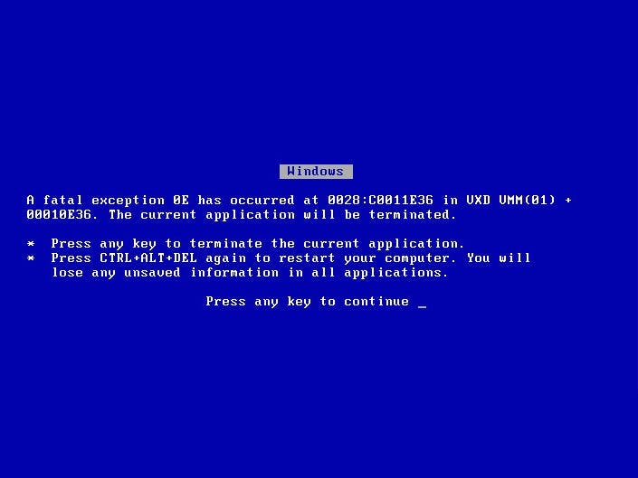 Windows BSoD niet door patch, maar door malware