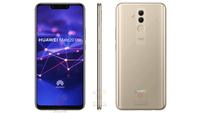 'Specificaties en foto's van Huawei Mate 20 Lite gelekt'