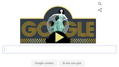 Hedy Lamarr herdacht door Google